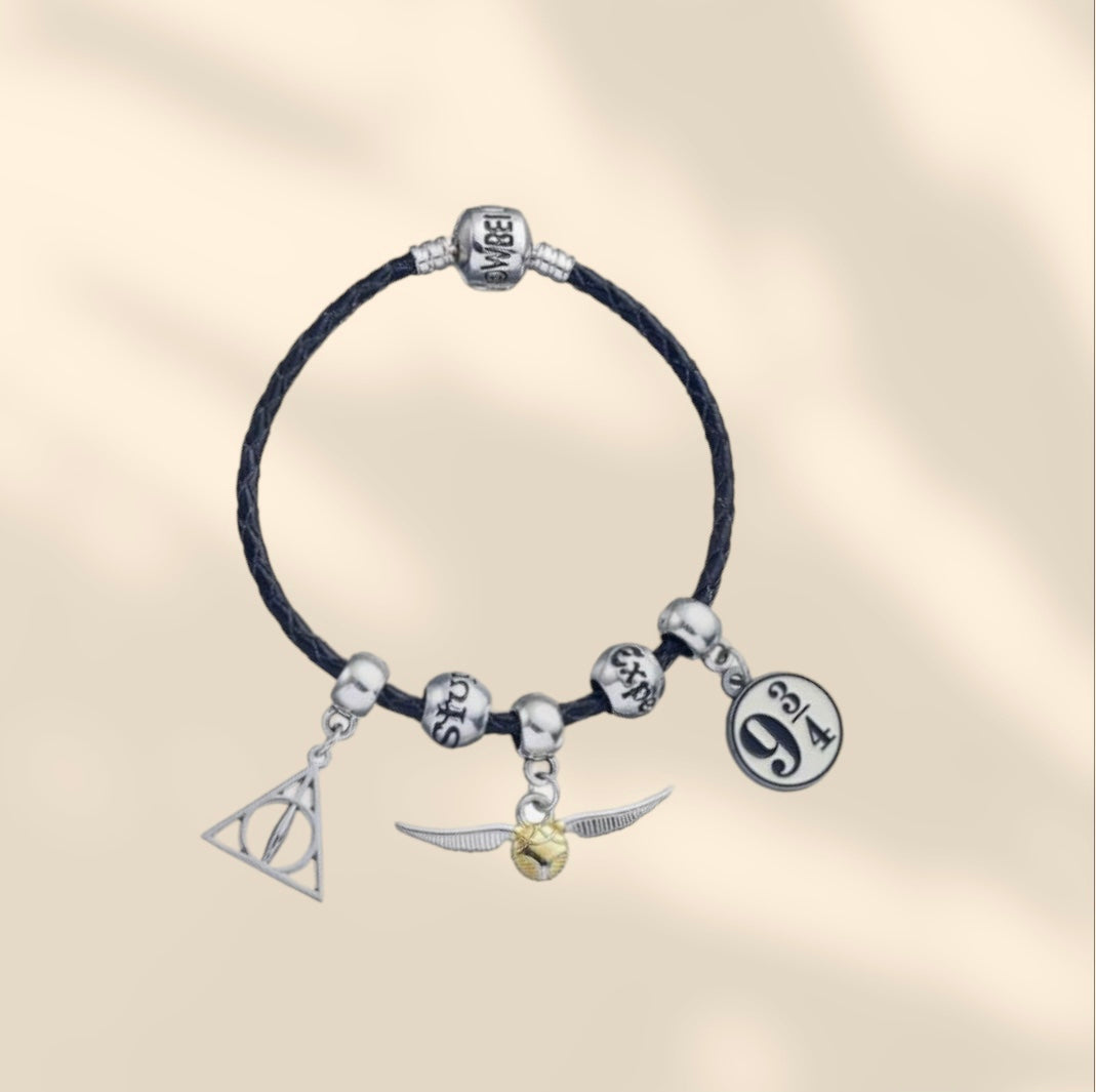 Bracciale Harry Potter: Doni, Boccino, Binario 9 ¾.