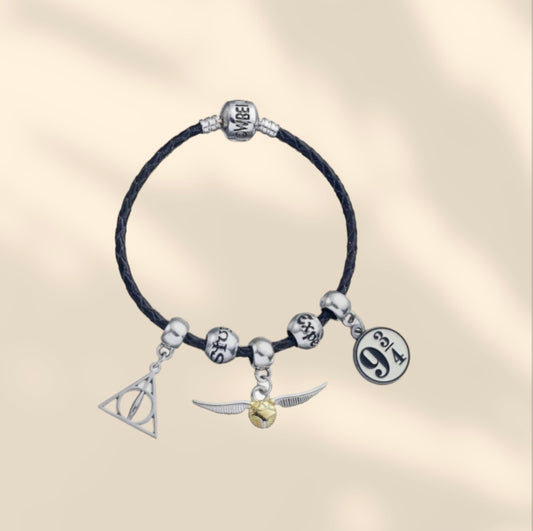 Bracciale Harry Potter: Doni, Boccino, Binario 9 ¾.