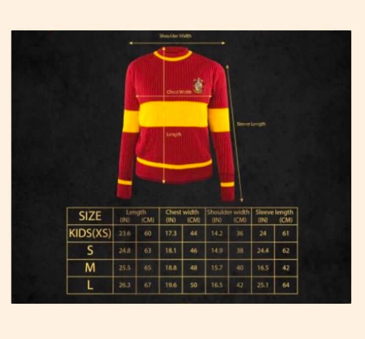 Harry Potter Maglione Quidditch Grifondoro Cinereplicas